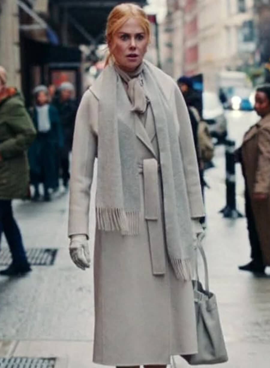 Nicole Kidman Babygirl  White Trench Coat