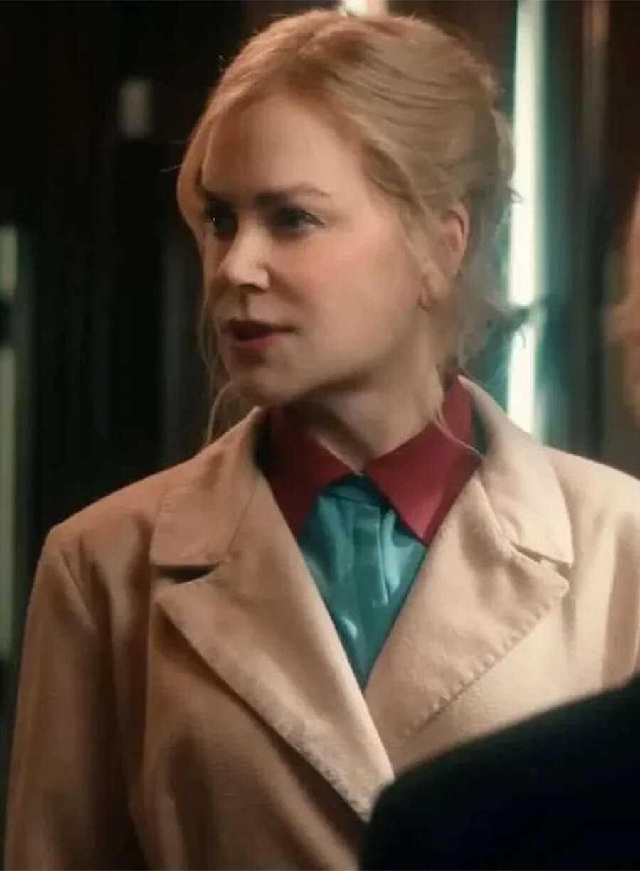 Nicole Kidman Scarpetta 2026 Kay Beige Coat 