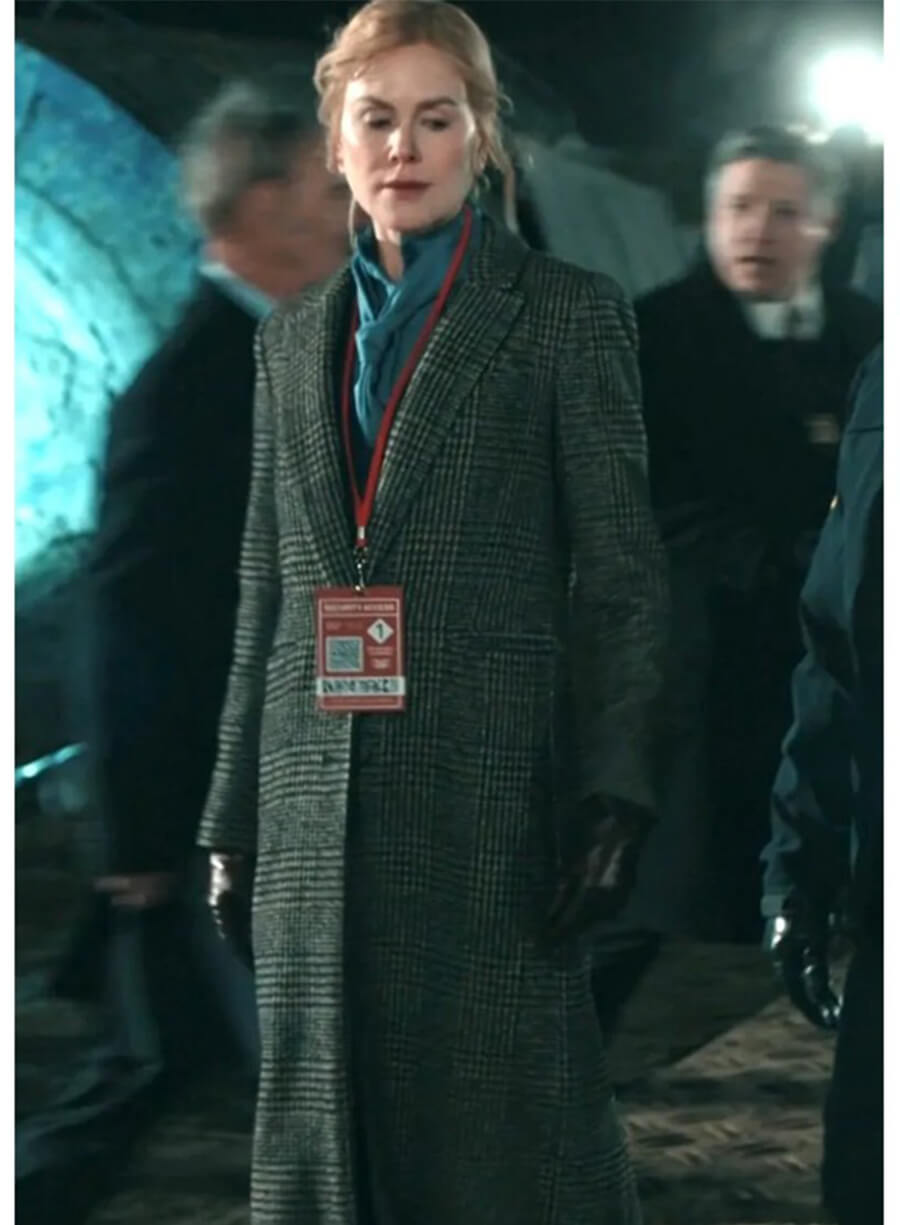 Nicole Kidman Scarpetta 2026 Kay Grey Long Coat