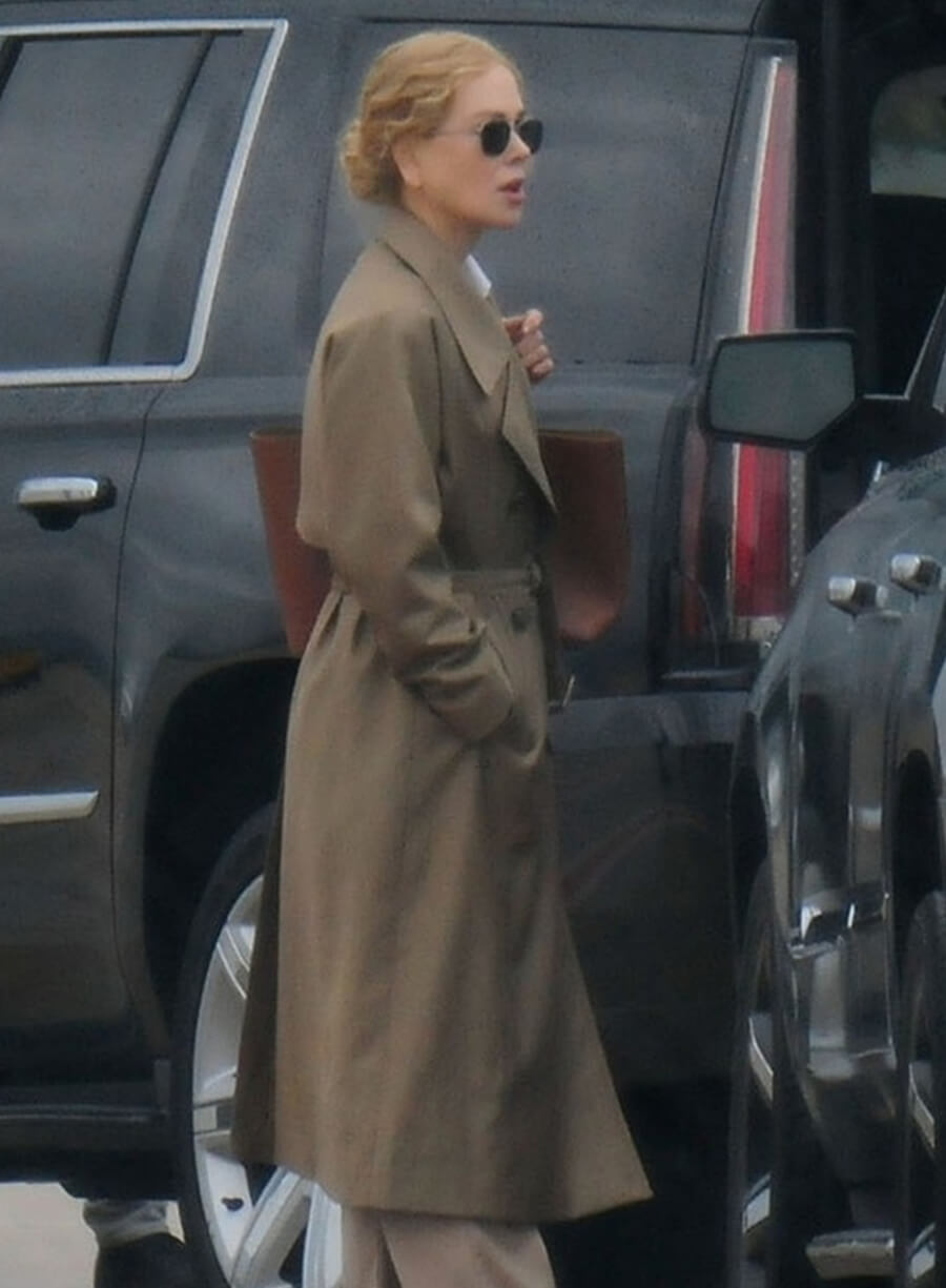 Nicole Kidman Special Ops Lioness Kaitlyn Meade Brown Coat