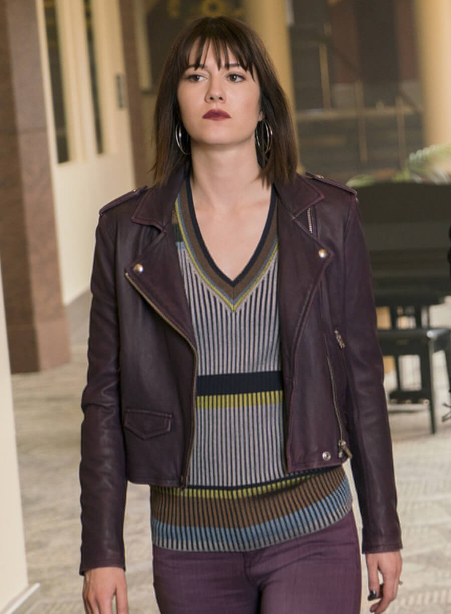 Nikki Swango Fargo 2014 Leather Jacket 