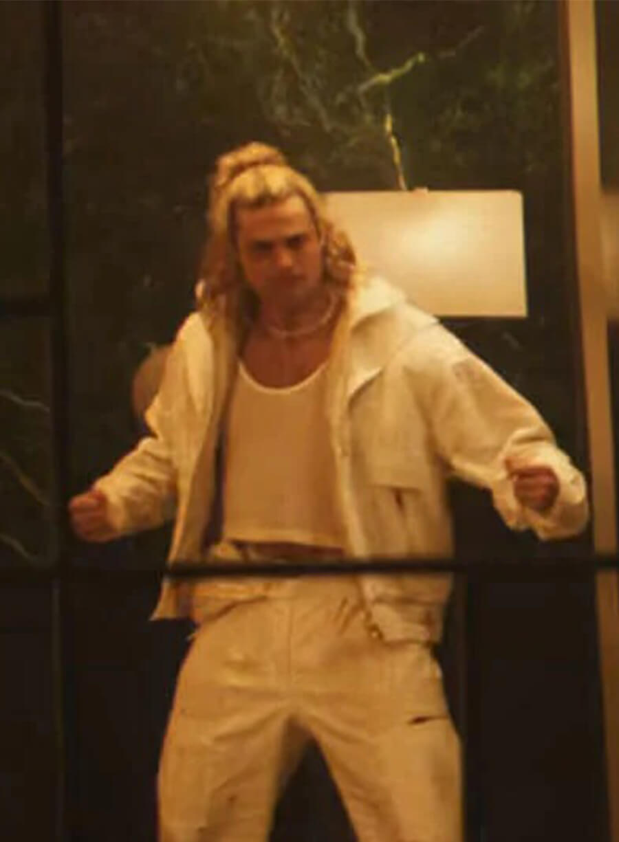 Noah Centino Street Fighter 2026 Ken Masters White Jacket