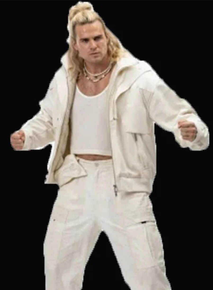 Noah Centino Street Fighter 2026 Ken Masters White Jacket