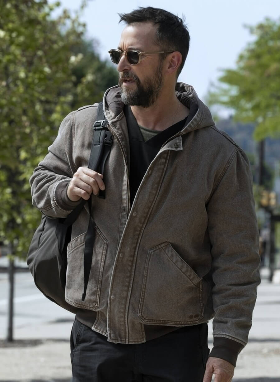 Noah Wyle The Pitt S02 Dr. Michael Robinavitch Hooded Jacket