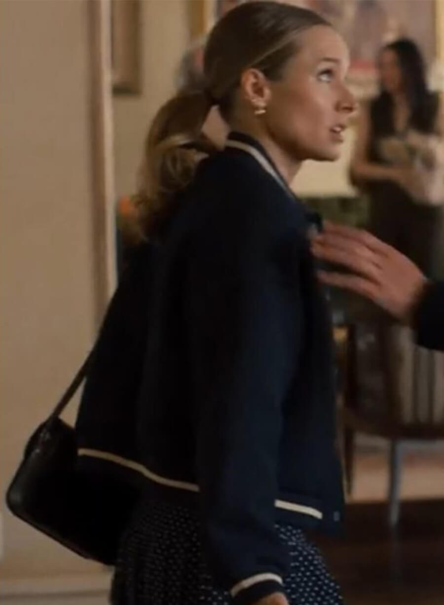 Nobody Wants This Kristen Bell Joanne Black Bomber Jacket