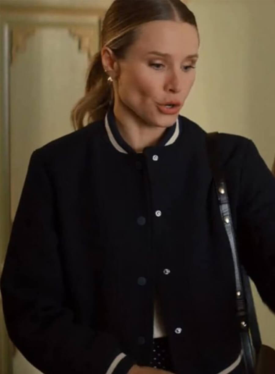 Nobody Wants This Kristen Bell Joanne Black Bomber Jacket