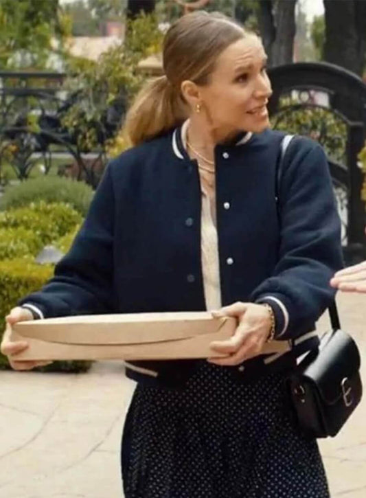 Nobody Wants This Kristen Bell Joanne Black Bomber Jacket