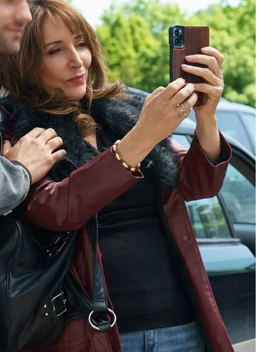 Nora Tell Me Lies Shearling Leather Coat