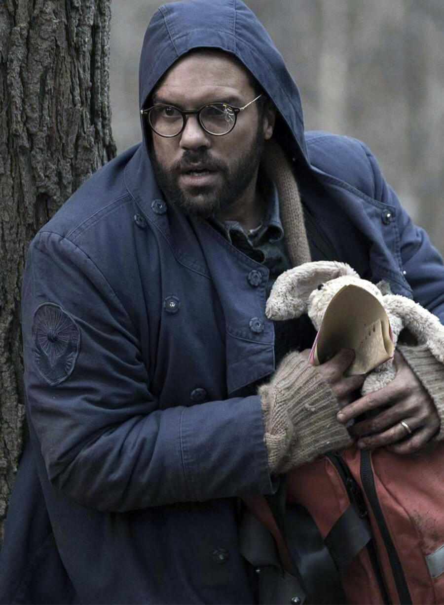 O-T Fagbenle The Handmaid's Tale Blue Hooded Jacket