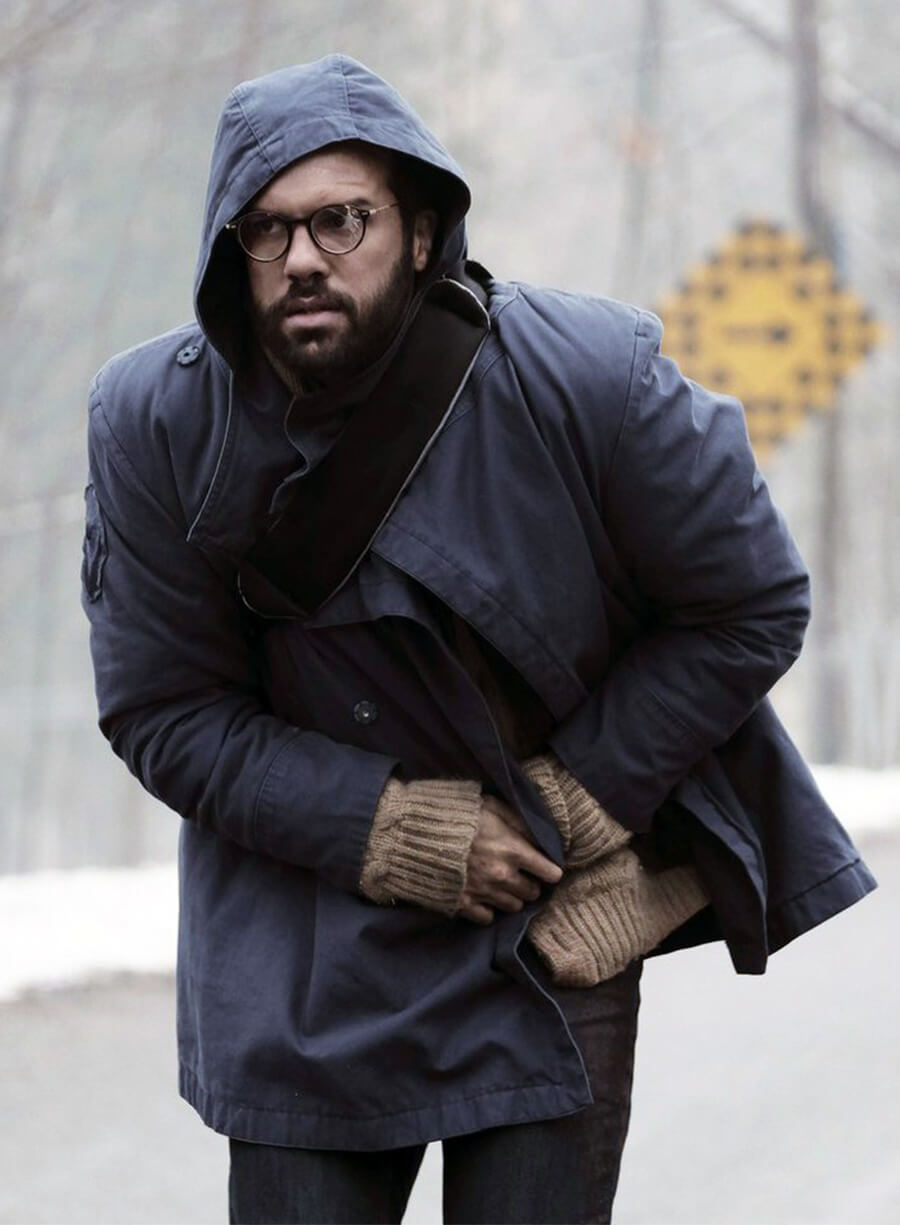 O-T Fagbenle The Handmaid's Tale Blue Hooded Jacket