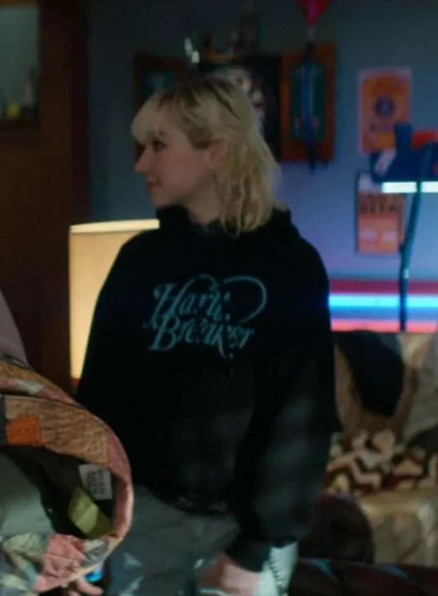 Off Campus 2026 Jules Logan Black Hoodie