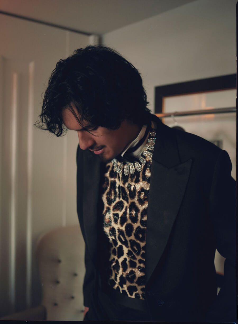 Omar Apollo Met Gala Tail Coat Blazer