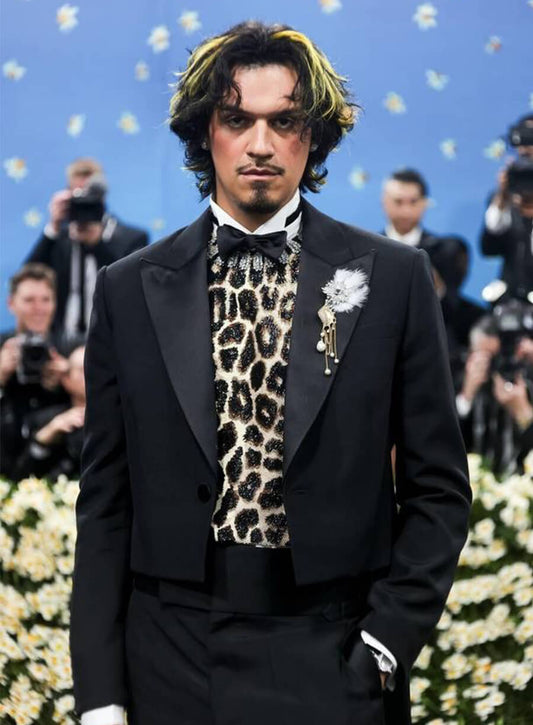Omar Apollo Met Gala Tail Coat Blazer