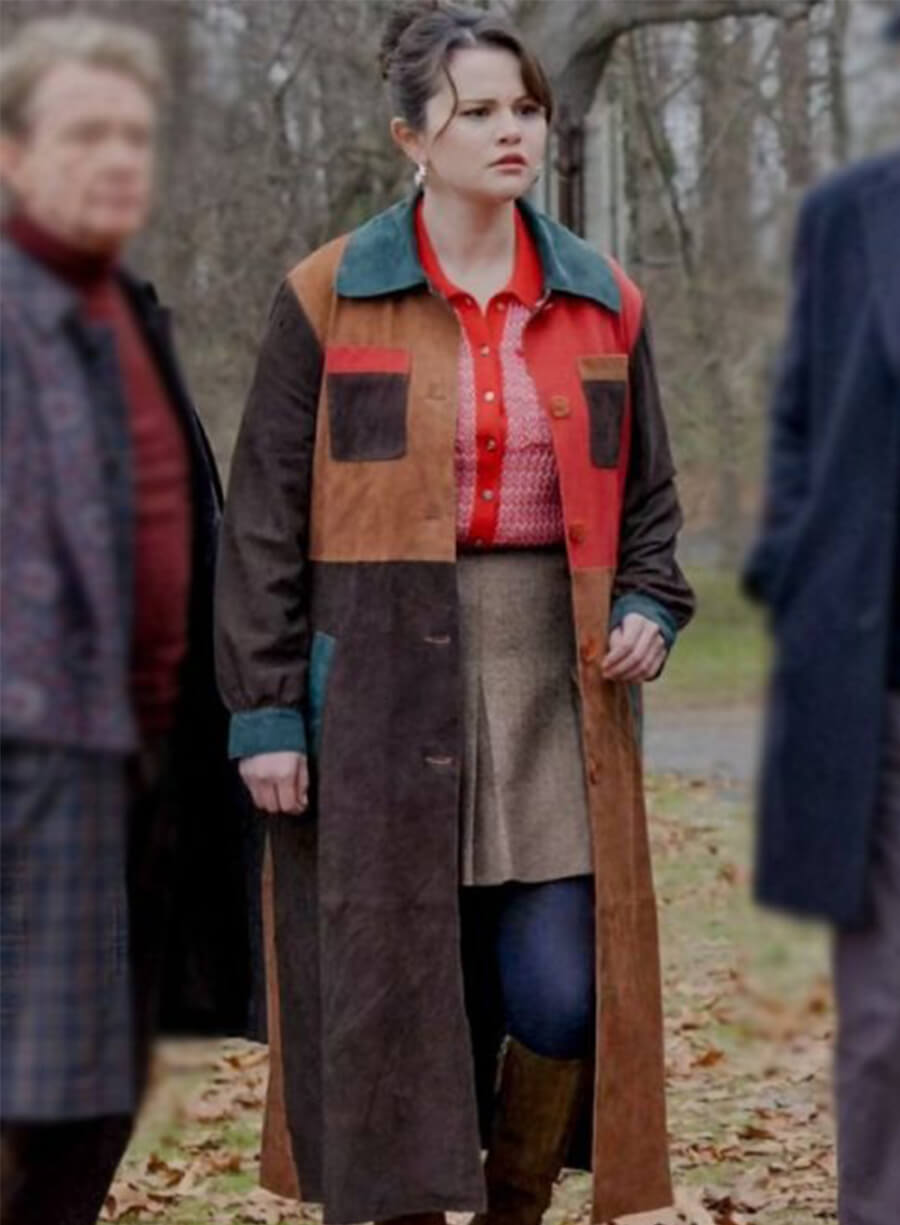 Only Murders In The Building S04 Selena Gomez Multi-color Coat