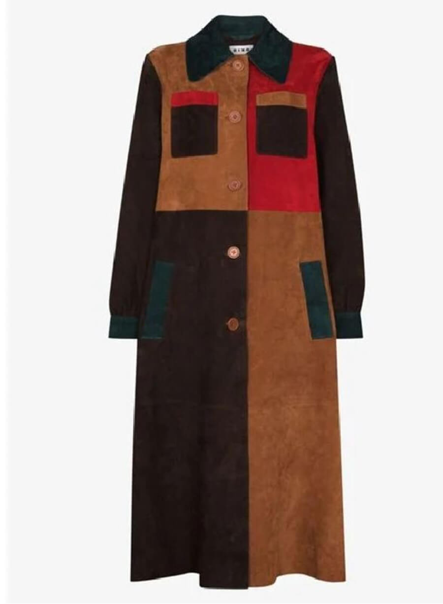 Only Murders In The Building S04 Selena Gomez Multi-color Coat