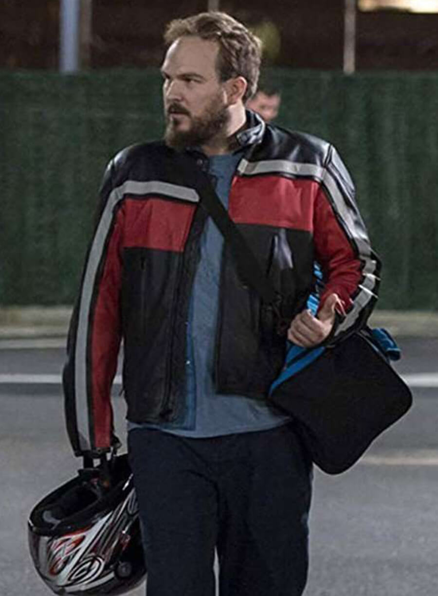 Orange is the New Black Joel Luschek Biker Leather Jacket