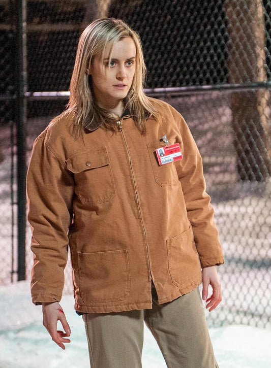 Orange Is the New Black Taylor Schilling Brown Jacket