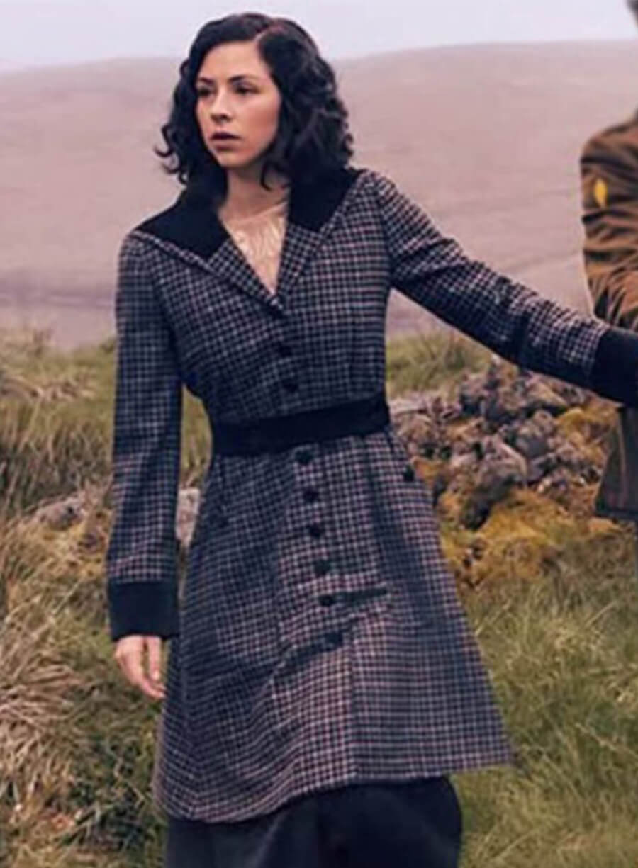 Outlander: Blood of My Blood Ellen MacKenzie Checkered Coat