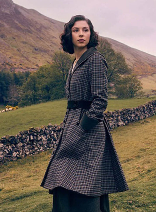 Outlander: Blood of My Blood Ellen MacKenzie Checkered Coat