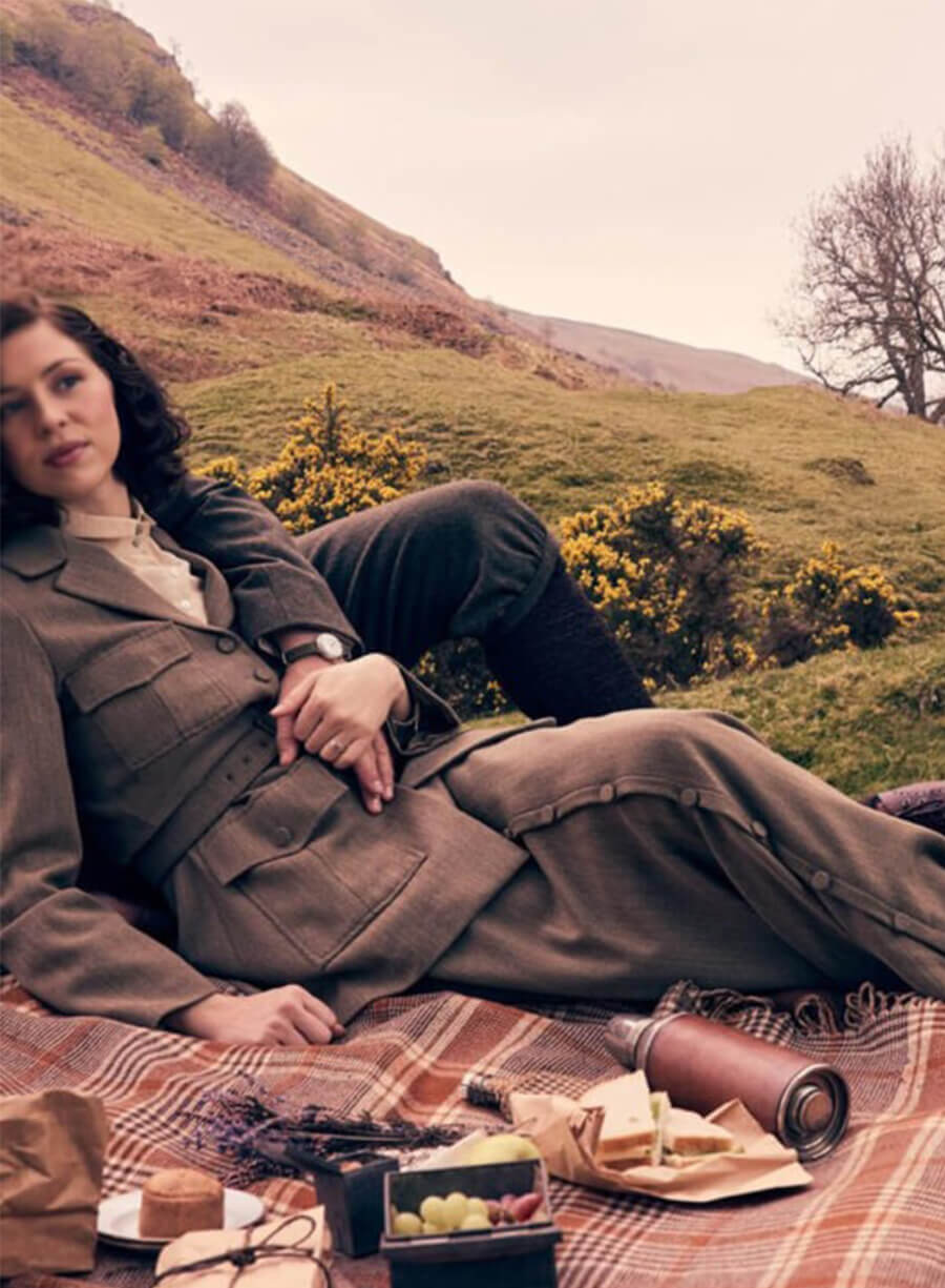 Outlander: Blood of My Blood Julia Moriston Grey Coat