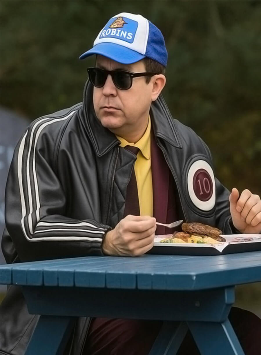 P. J. Byrne The Rainmaker 2025 Deck Shifflet Leather Jacket