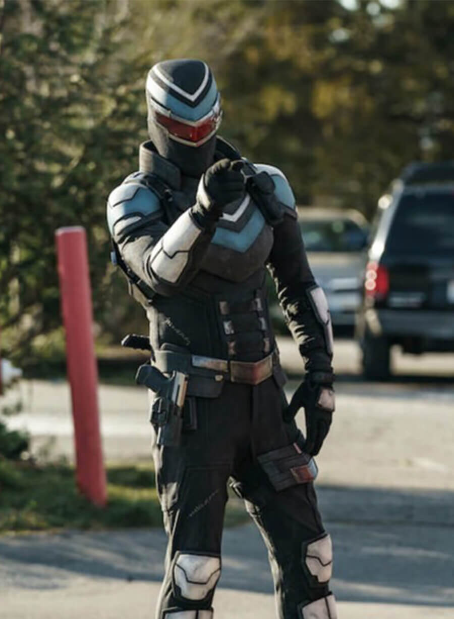 Peacemaker Adrian Chase Vigilante Costume Jacket