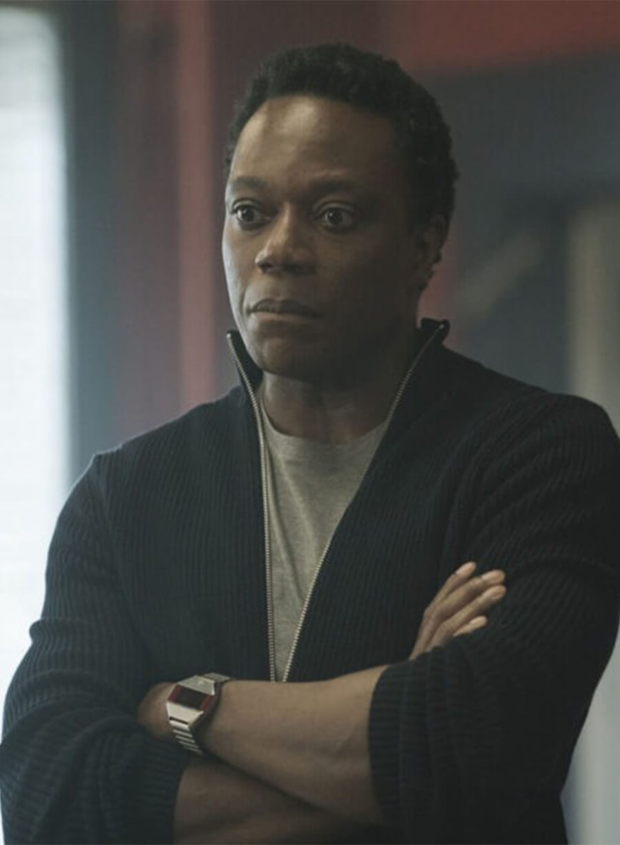 Peacemaker S01 Clemson Murn Black Corduroy Jacket