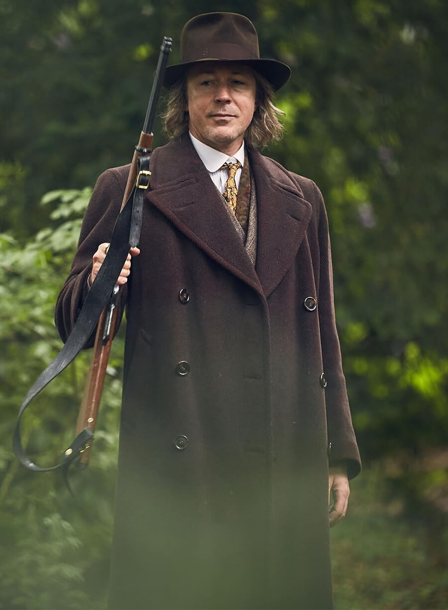 Peaky Blinders Aberama Maroon Coat