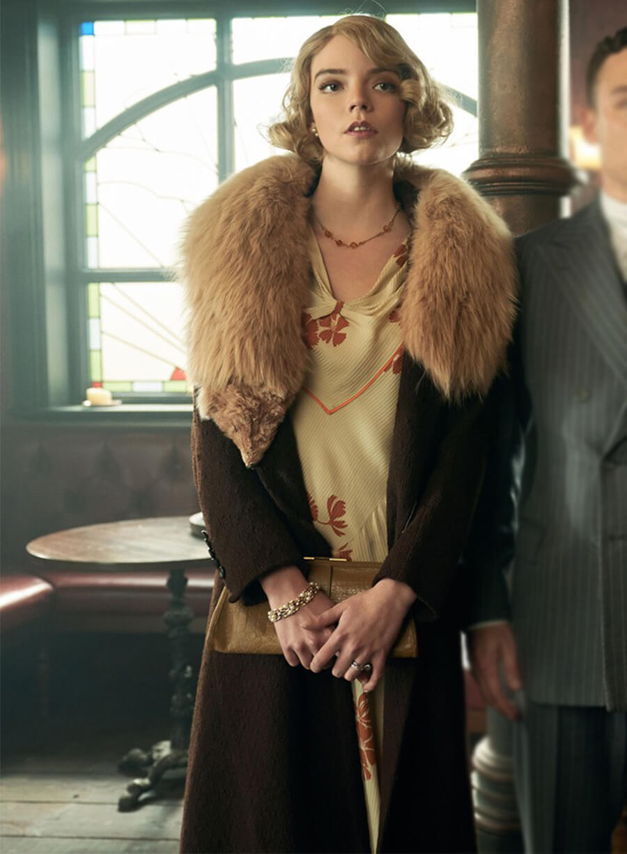 Peaky Blinders Gina Gray S05 Fur Coat 
