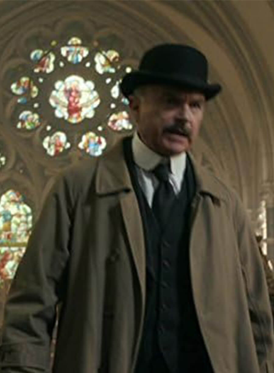 Peaky Blinders Inspector Chester Campbell Beige Coat
