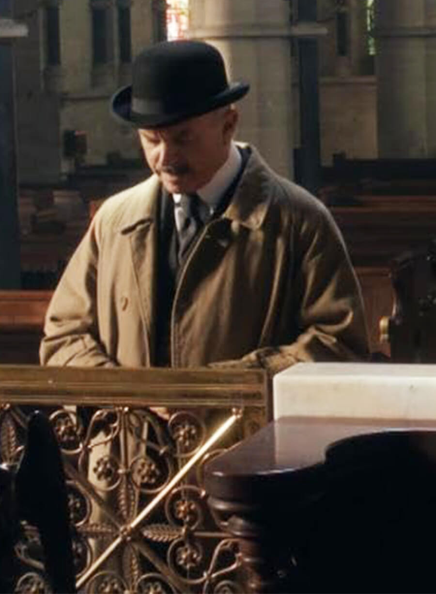 Peaky Blinders Inspector Chester Campbell Beige Coat