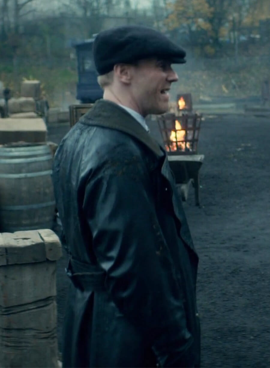 Peaky Blinders Jimmy McCavern Leather Coat 