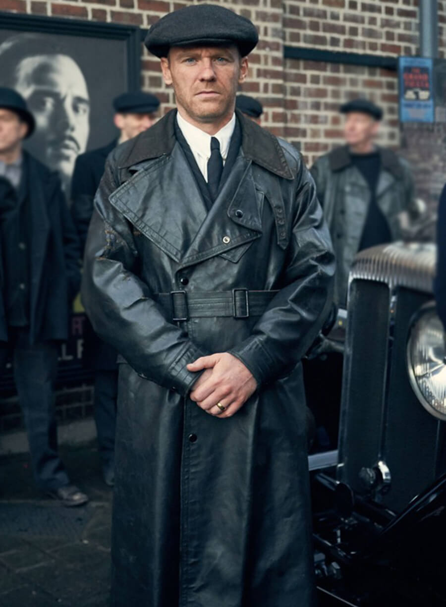 Peaky Blinders Jimmy McCavern Leather Coat 