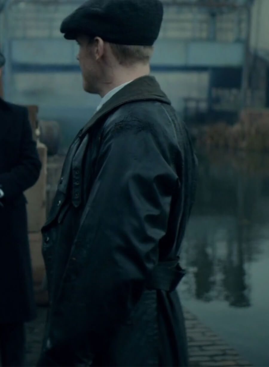 Peaky Blinders Jimmy McCavern Leather Coat 