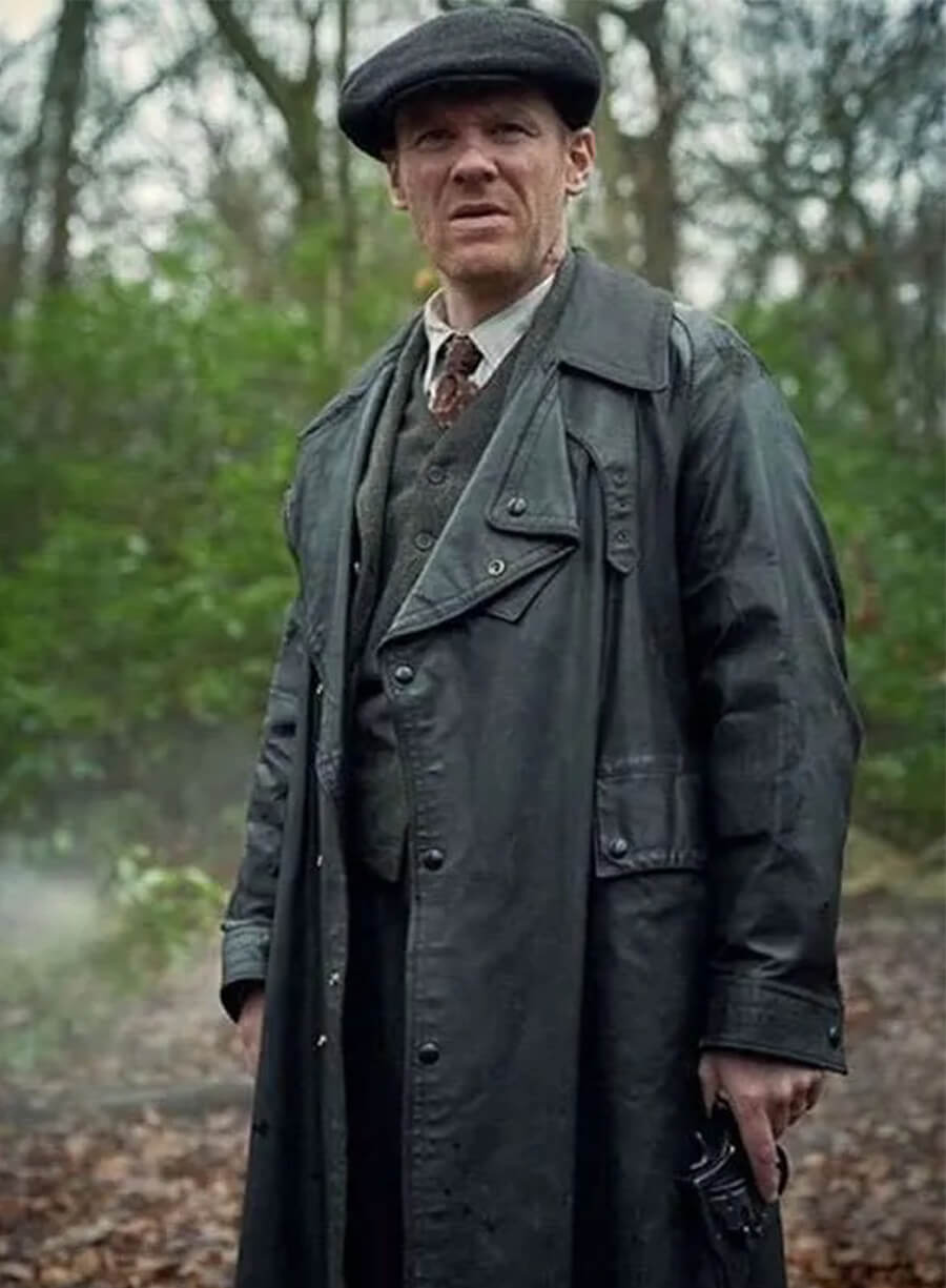 Peaky Blinders Jimmy McCavern Leather Coat 