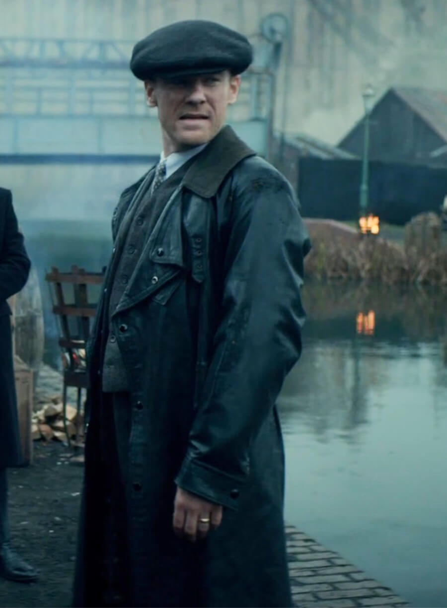 Peaky Blinders Jimmy McCavern Leather Coat 