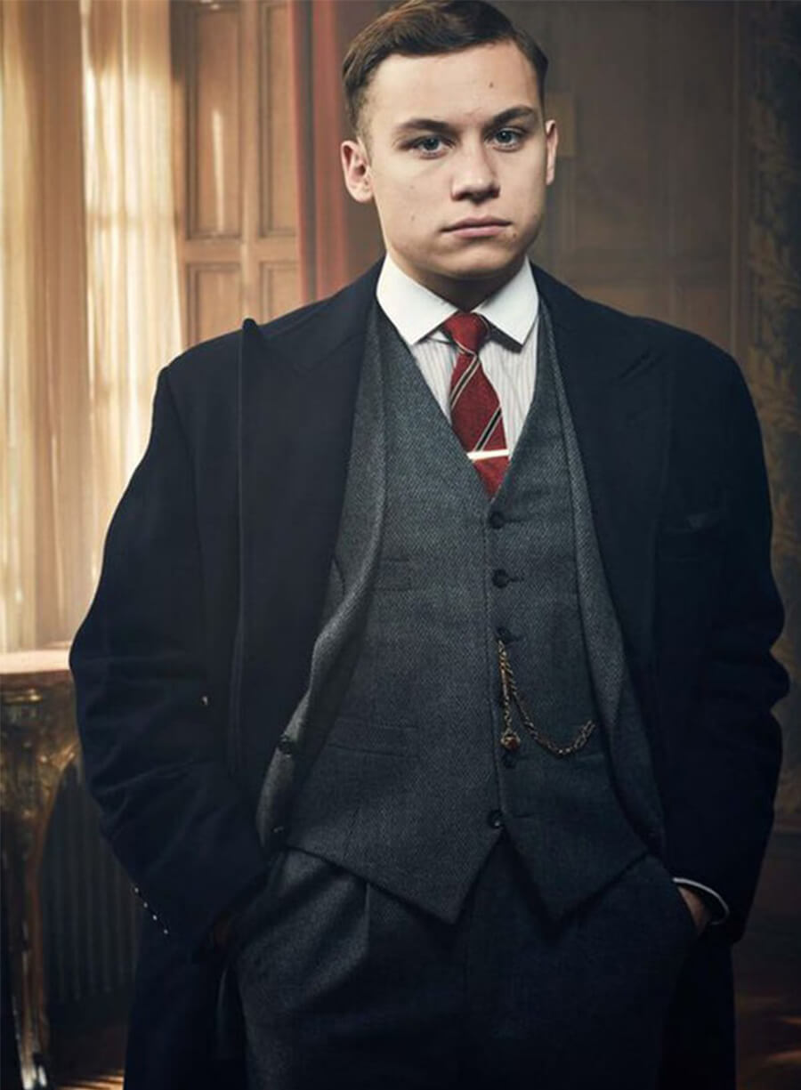 Peaky Blinders Michael Gray Black Coat
