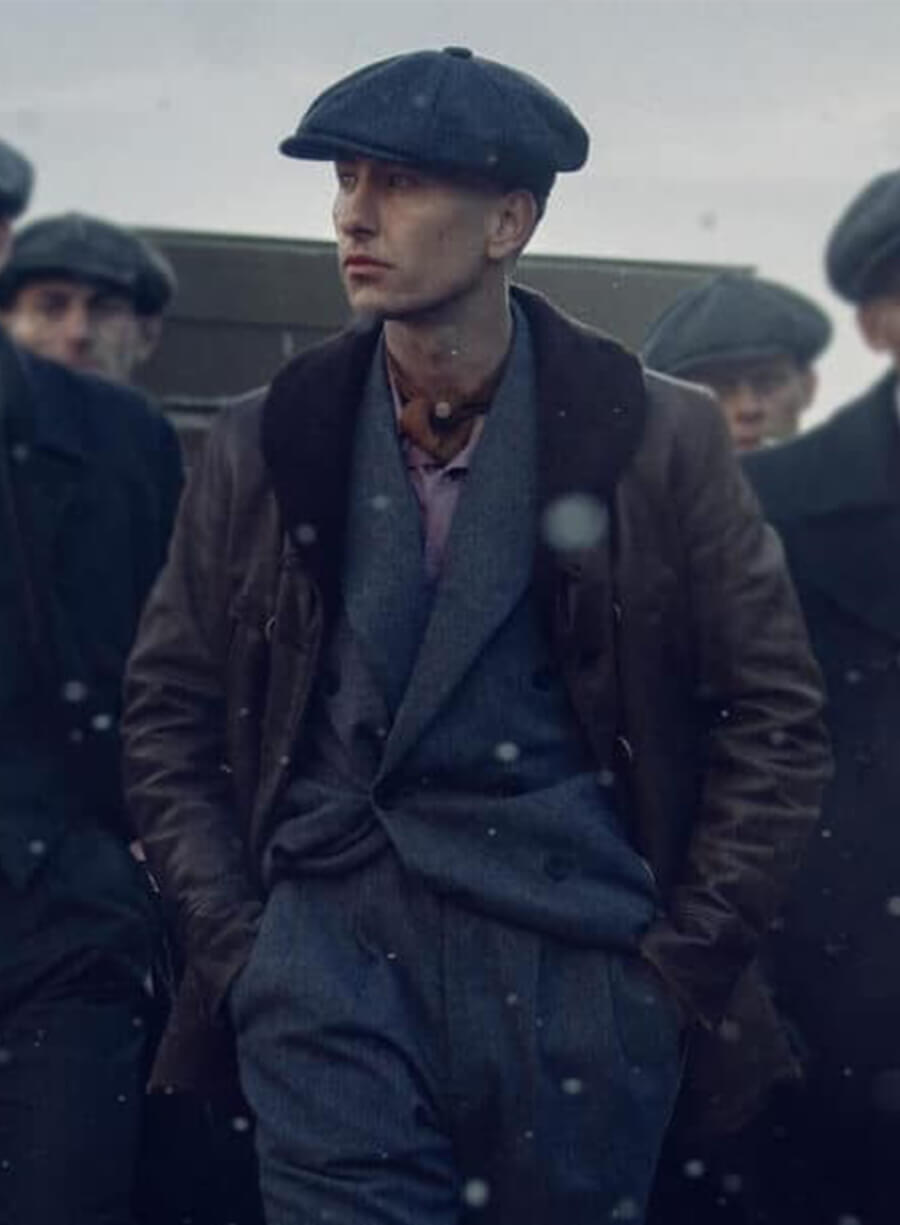 Peaky Blinders The Immortal Man 2026 Barry Keoghan Leather Jacket