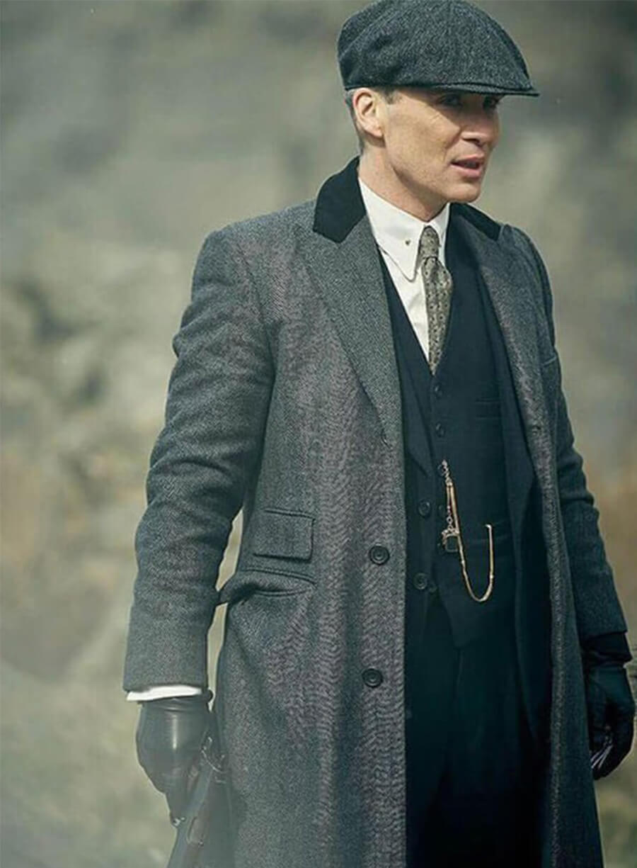 Peaky Blinders Thomas Shelby Grey Long Coat