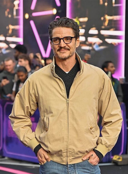 Pedro Pascal Ballerina 2025 Event Beige Jacket 