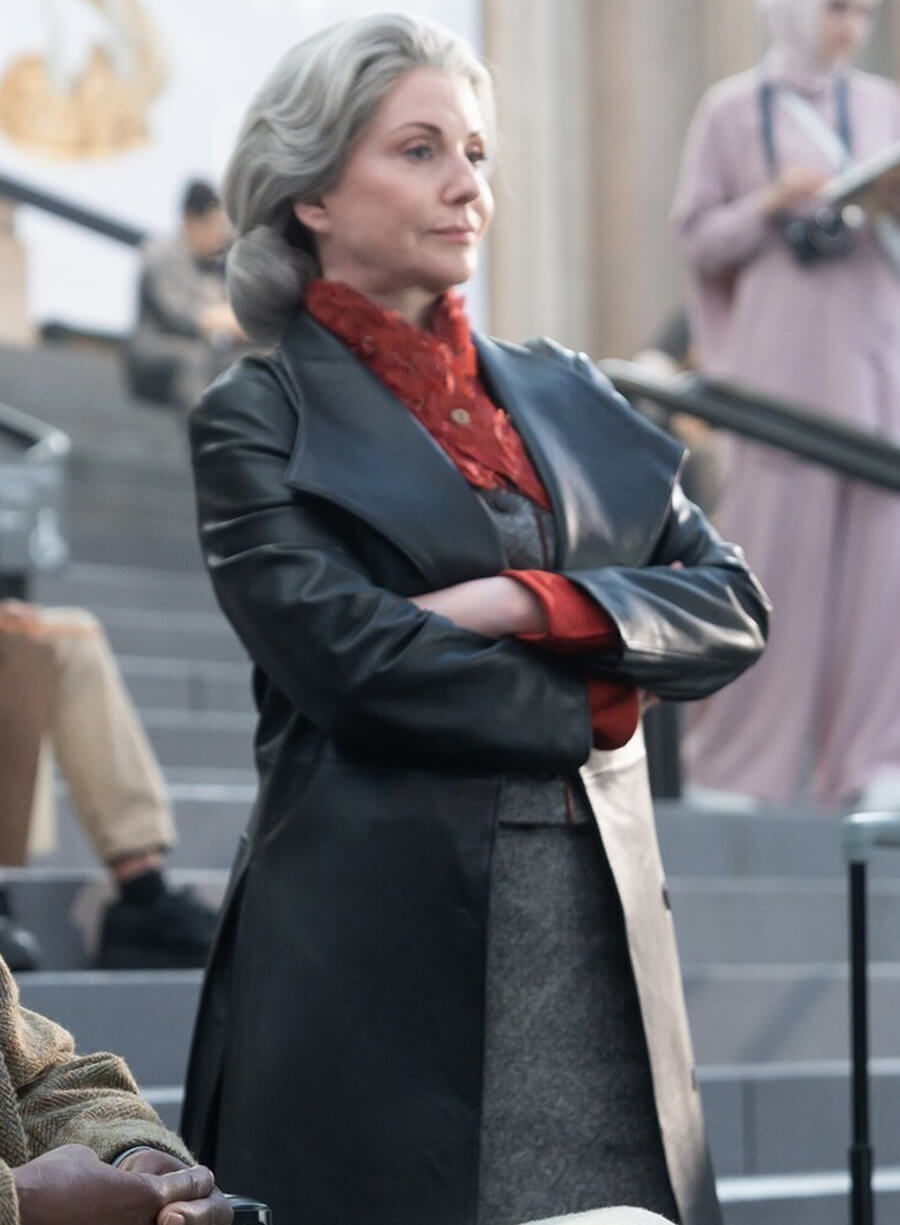 Percy Jackson and the Olympians Alecto Mrs Dodds Leather Coat