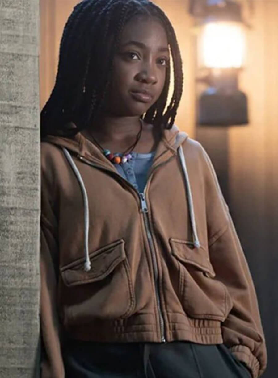 Percy Jackson and the Olympians Annabeth Chase Brown Hooded Jacket