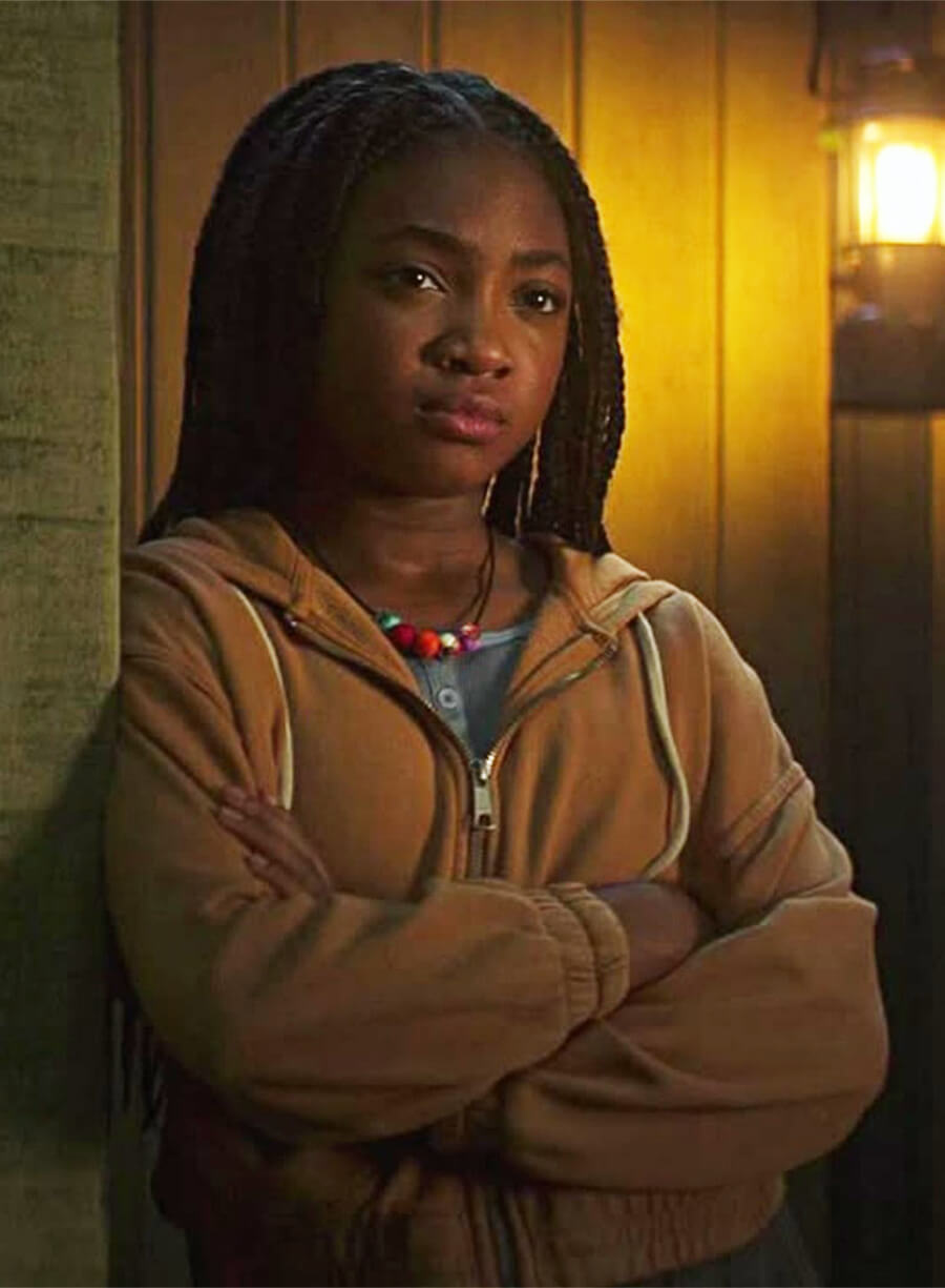 Percy Jackson and the Olympians Annabeth Chase Brown Hooded Jacket