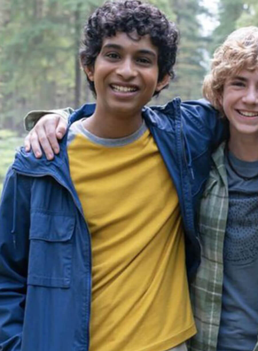 Percy Jackson and the Olympians Grover Underwood Blue Jacket