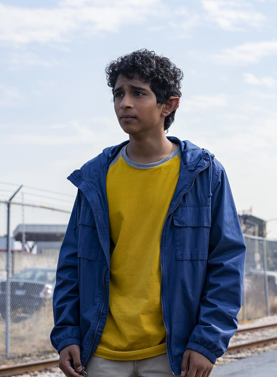 Percy Jackson and the Olympians Grover Underwood Blue Jacket