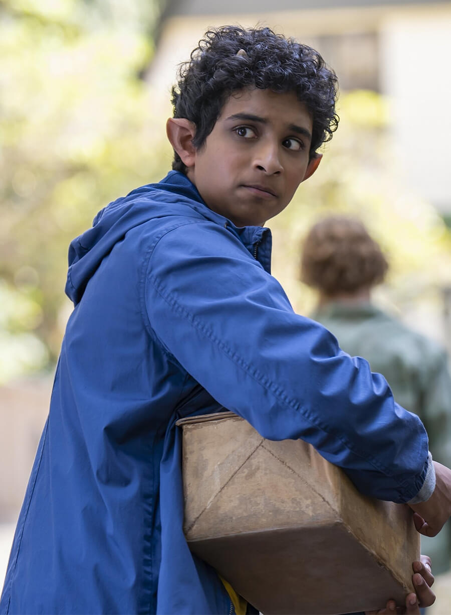 Percy Jackson and the Olympians Grover Underwood Blue Jacket