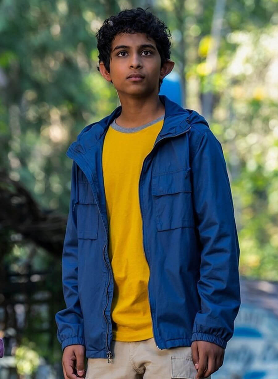 Percy Jackson and the Olympians Grover Underwood Blue Jacket