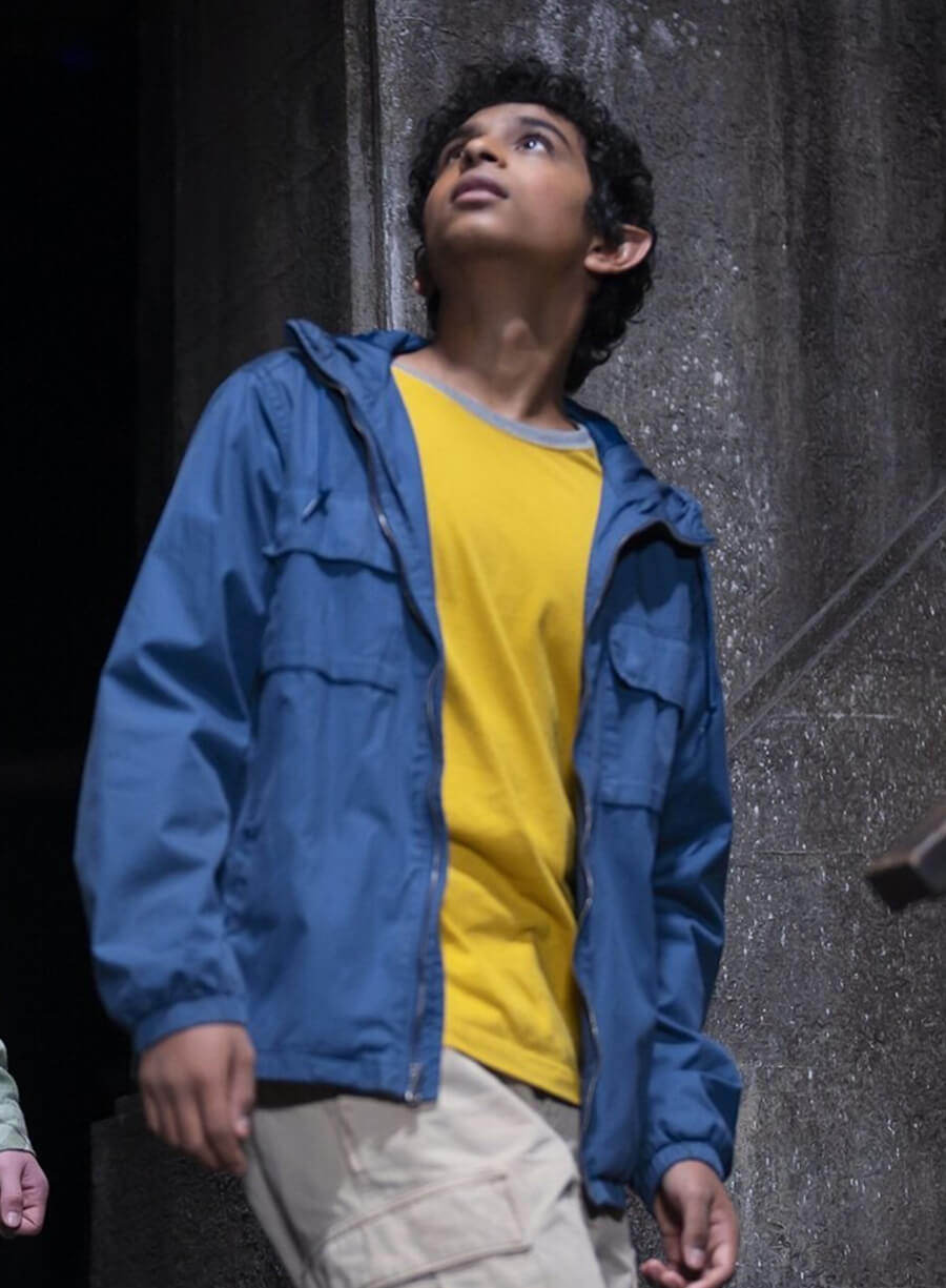 Percy Jackson and the Olympians Grover Underwood Blue Jacket