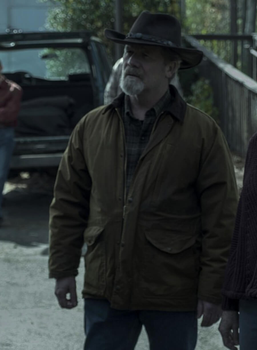 Peter Mullan Ozark S02 Jacob Snell Brown Jacket