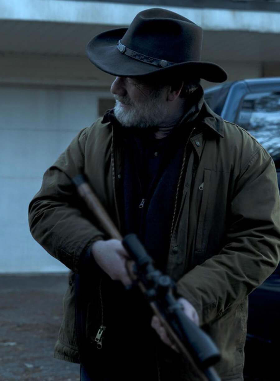 Peter Mullan Ozark S02 Jacob Snell Brown Jacket